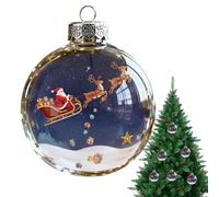 Christmas Baubles | Iridescent Bauble Ornaments Christmass Tree Balls | Shatterproof Hanging Decorations for Home Dinner Restaurant Shopping Mall Wedding Birthday Family Gathering Winter Celebration