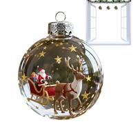 Christmas Baubles | Iridescent Bauble Ornaments Christmass Tree Balls | Shatterproof Hanging Decorations for Home Dinner Restaurant Shopping Mall Wedding Birthday Family Gathering Winter Celebration