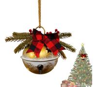 Christmas Bell Ornament, Christmas Tree Large Jingle Bell, Classic Hangable Pendant For Window Staircase Wall Living Room Bedroom Dining Room Party Garden Yard