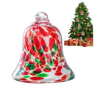 Christmas Bell Ornaments - Christmas Bell Ornaments Holiday Decor | Glass Party Decorations Aesthetic For Indoor Wall Door Window Fireplace Bedroom Winter Holiday Wedding