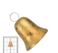 Christmas Bells - Country Style Rustic Bells | Retro Christmas Ornaments For Outdoor and Indoor Use On, Walls, Shelves, Fireplaces Garden Porch Patio Front Door