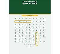 Christmas Bible Word Search: 100 Large Print Puzzles for the Christmas Season