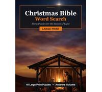 Christmas Bible Word Search: 40 Large-Print Puzzles for the Season of Light (Large Print Picture Word Search)