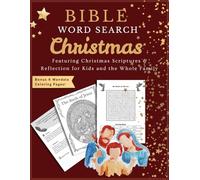 Christmas Bible Word Search: Featuring Christmas Scriptures and Reflection for Kids and the Whole Family (Gold Wonder Christmas Word Search Series)