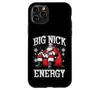 Christmas Big Santa Nick Energy Funny Xmas Joke Hombres Mujeres Carcasa para iPhone 11 Pro