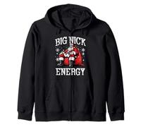 Christmas Big Santa Nick Energy Funny Xmas Joke Hombres Mujeres Sudadera con Capucha