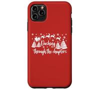 Christmas Book Lover Santa Dashing Through One More Chapter Carcasa para iPhone 11 Pro MAX