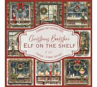 Christmas Bookstore Elf on the Shelf: Scrapbook, craft, decoupage paper, 24 designs, 24 double-sided sheets, 6'' x 6''