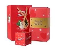 Christmas Bouncing Box - pp up Favor Boxs, Money Gift Container, Self Assemble Surprise Craft | Fun Activity with Creative Touch for Students Planners Teachers Friends Family Holiday