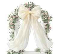 Christmas Bows For Tree 18x70in Decorative Flexible No-Flat 3D Centerpiece