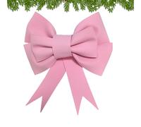 christmas bows - holiday decorations for home | EVA Material with Large Size Design, Indoor and Outdoor Wall Hanging, Farmhouse Wreath Accent, Lightweight Craft Ornament, Seasonal Home Display