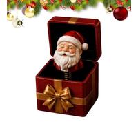 Christmas Boxes with Spring Action - Pop out Santa Claus Funny Home Decor | Holiday Prank Toys Desk Ornaments for Living Room Bedroom | Table Office Bar Entryway Kids Women Men Christmas Boxes with Pop