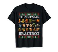 Christmas Brainrot Ugly Christmas Sweater Italian Brainrot Camiseta