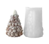 Christmas Candle Mold - 3D Pine Cone Mold, DIY Craft Kit