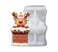 Christmas Candle Molds - Easy Release Cute Reusable Making Craft Supplies