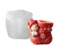 Christmas Candle Molds Non Stick Easy Release Reusable Crafting Tool