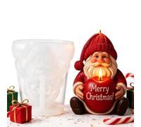 Christmas Candle Molds | Nonstick Funny Santa Diy Craft Suppliess