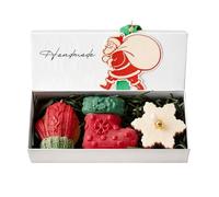 Christmas Candle | Soy Wax Aromatherapy Set, Christmas Handmade Scented Candle, Long Lasting Burn Scented Candles | Soy Wax Candles For Men Friends Family Home Party Birthday Festival Wedding