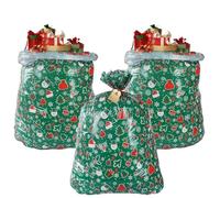 Christmas Candy Bag, Large Capacity Holiday Storage Bag, Christmas Decoration Goodies Bag for Toys, Clothing, Biscuits, Scones, Plush Toys, ReusableBag for Holiday