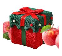 Christmas Candy Box - Bow Ribbon Seasonal Party Favor Container | Holiday Party Favor Boxes | for Hosts Friends Employees Families Parties Gatherings Themed Events Home Apartment Office
