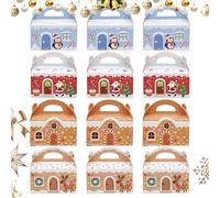 Christmas Candy - Cartoon Box for Holiday Treats, Fun Design with Bright Colors, Sturdy Construction Feature, Easy Storage Option, Party Supply Tool, Decorative Accessory for Classroom Use 10.24in