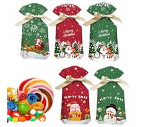 Christmas Candy Pouches, Cartoon Gift Bags, Holiday Food Wrapping, Decorative Candy Bags, 30x Small Food Bags Parties Supplies, Home Decoration For Family Gatherings