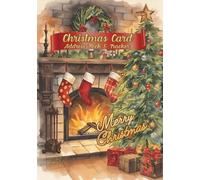 Christmas Card Address Book and Tracker for 10 Years: Contact Detail Book for Christmas Time