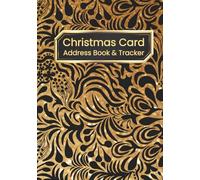 Christmas Card Address Book: Contact Detail Book for Christmas Time, tracking sent and received greeting cards