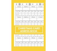 Christmas Card Address Book: Organize Your Holiday Mailing List for Years: Track Sent & Received Cards, Addresses, Gift List & More.