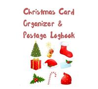 Christmas Card Organizer & Postage Logbook: Reusable 5-Year Address Book, Card Sending Log, Gift Tracking & Postage Cost Record
