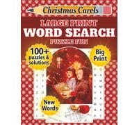 Christmas Carols Word Search: Word Search book with Large Print, perfect for lovers of Christmas Carols and Songs or almost any Christmas traditions. ... Vacations, Holidays, Birthdays and more!