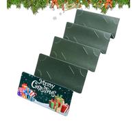 Christmas Cash Envelopes - 7 Slot Papers Wallet for Holiday Gifting, Party and Travel with Easy Storage Function, Money Card Holder for Tree Bedside Friends Kids Couples Family, Red Green Paper