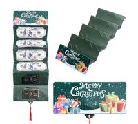 Christmas Cash Gift Envelope, Christmas Money Holders, DIY Cash Gift Card Holders Xmas With 10 Slots, Money Envelope for Men Women Kids, Creative Holiday Surprise Cash Envelopes (Style-E,5PCS)