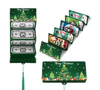 Christmas Cash Gift Envelope, Christmas Money Holders, DIY Cash Gift Card Holders Xmas With 10 Slots, Money Envelope for Men Women Kids, Creative Holiday Surprise Cash Envelopes (Style-A,2 PCS)