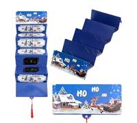 Christmas Cash Gift Envelope, Christmas Money Holders, DIY Cash Gift Card Holders Xmas With 10 Slots, Money Envelope for Men Women Kids, Creative Holiday Surprise Cash Envelopes (Style-D,5PCS)