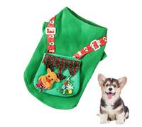 Christmas Cat Clothes, Festive Pet Outfit with Reindeer Backpack, Dog Winter Pullover Costume, Holiday Photo Props for Small Pets, Cute Seasonal Apparel for Festive Celebrations