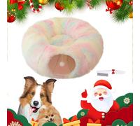 Christmas Cat Tunnel, Christmas Cat Tree, Cat Tunnel for Under Christmas Tree, Cat Christmas Tree Tunnel, Christmas Cat Tree,Suitable for Medium and Small Cats (B)