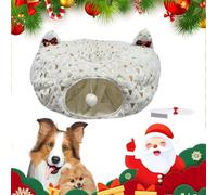 Christmas Cat Tunnel, Christmas Cat Tree, Cat Tunnel for Under Christmas Tree, Cat Christmas Tree Tunnel, Christmas Cat Tree,Suitable for Medium and Small Cats (C)