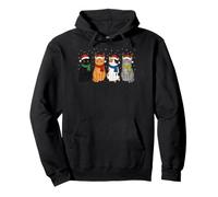 Christmas Cats Santa Cute Xmas Kittens Women Girls Kids Men Sudadera con Capucha
