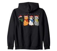 Christmas Cats Santa Cute Xmas Kittens Women Girls Kids Men Sudadera con Capucha