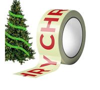Christmas Caution Tape - 16.4ft Decorative Warning Tapes, Glowing Holiday Glow In The Dark Tapes, Christmas Tape Roll | For Event Planners Party Organizers DIY Enthusiasts School Campground Garden