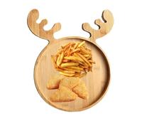 Christmas Charcuterie Board, Multifunctional Wooden Cheese Board, Festive Wooden Serving Board, Reusable Christmas Food Serving Tray, for Home, Kitchen, and Restaurant