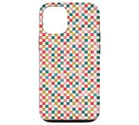 Christmas Checkered Joy Holiday Checkerboard Design Carcasa para iPhone 12/12 Pro