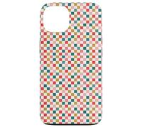 Christmas Checkered Joy Holiday Checkerboard Design Carcasa para iPhone 13