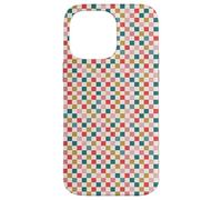 Christmas Checkered Joy Holiday Checkerboard Design Carcasa para iPhone 14 Pro MAX