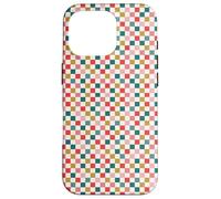 Christmas Checkered Joy Holiday Checkerboard Design Carcasa para iPhone 16 Pro