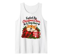 Christmas Cheer and Dog Hair Cozy Shiba Inu Cocoa Nights Camiseta sin Mangas