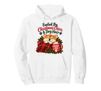 Christmas Cheer and Dog Hair Cozy Shiba Inu Cocoa Nights Sudadera con Capucha