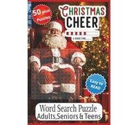 Christmas Cheer word search puzzle book: Word Searches with easy to read print about Christmas cheer with over 500 words to find, Perfect for happy Christmas cheer.