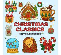 Christmas Classics: Bold and Easy Coloring Book for Adults, Teens and Seniors with Cozy Relaxing Holiday Designs